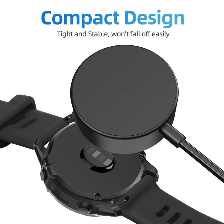 For Garmin Fenix 8 xDfind 2 in 1 USB to Type-C Integrated Watch Charging Base, Length: 1.2m - Black