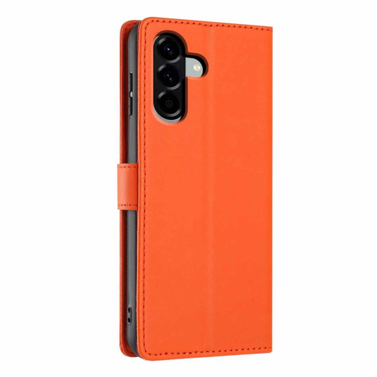 For Samsung Galaxy M36 5G Tree Cat Embossed Flip Vegan Leather Phone Case