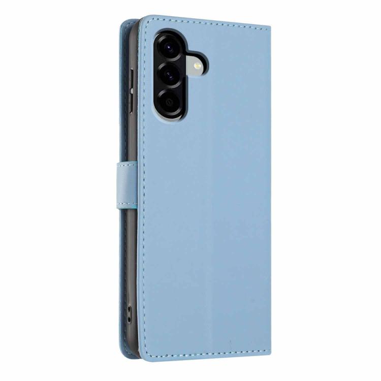 For Samsung Galaxy M56 5G Tree Cat Embossed Flip Vegan Leather Phone Case