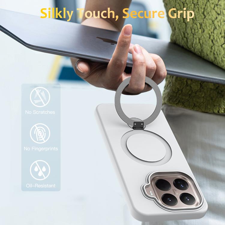 For Xiaomi 15T Pro 5G Gen1.5 Pivot Ring Holder TPU Hybrid PC Phone Case