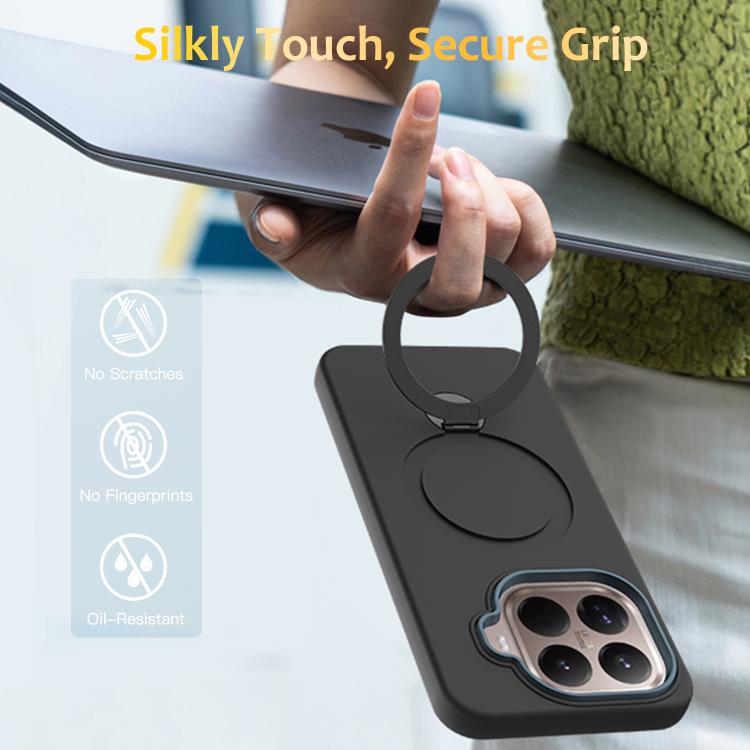 For Xiaomi 15T Pro 5G Gen1.5 Pivot Ring Holder TPU Hybrid PC Phone Case