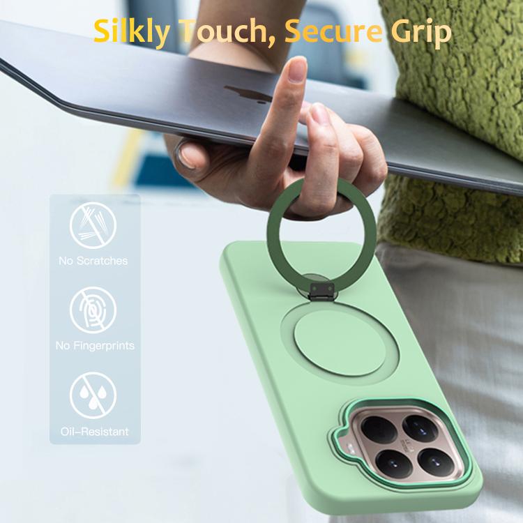 For Xiaomi 15T Pro 5G Gen1.5 Pivot Ring Holder TPU Hybrid PC Phone Case