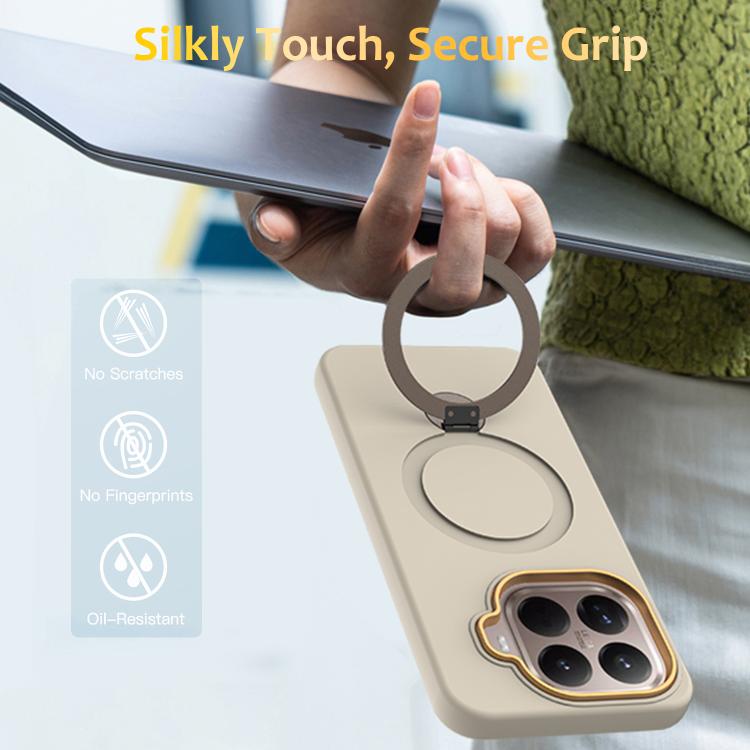 For Xiaomi 15T Pro 5G Gen1.5 Pivot Ring Holder TPU Hybrid PC Phone Case