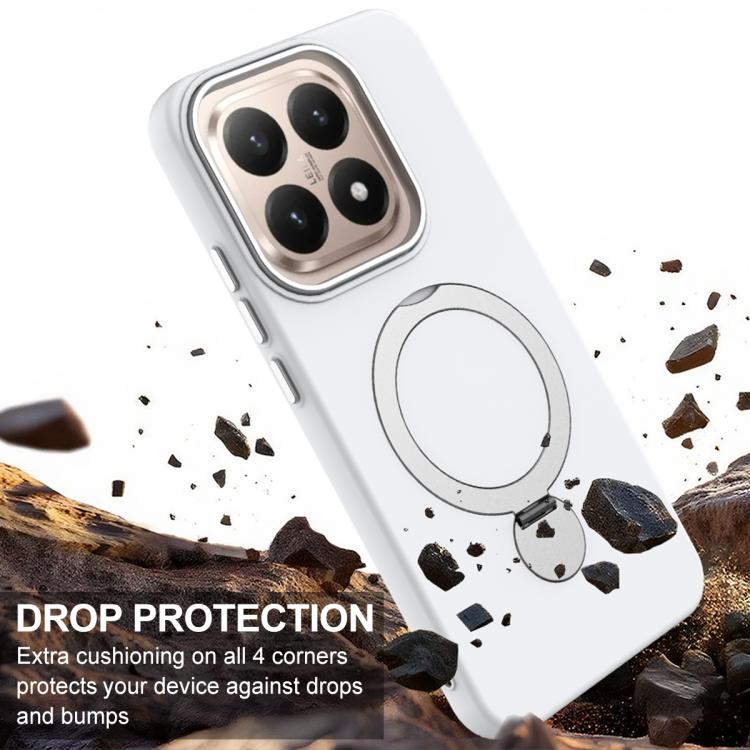 For Xiaomi 15T 5G Gen1.5 Pivot Ring Holder TPU Hybrid PC Phone Case