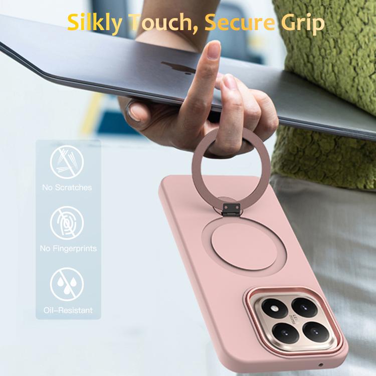 For Xiaomi 15T 5G Gen1.5 Pivot Ring Holder TPU Hybrid PC Phone Case