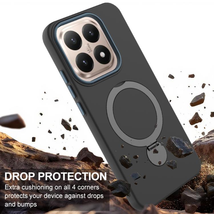 For Xiaomi 15T 5G Gen1.5 Pivot Ring Holder TPU Hybrid PC Phone Case