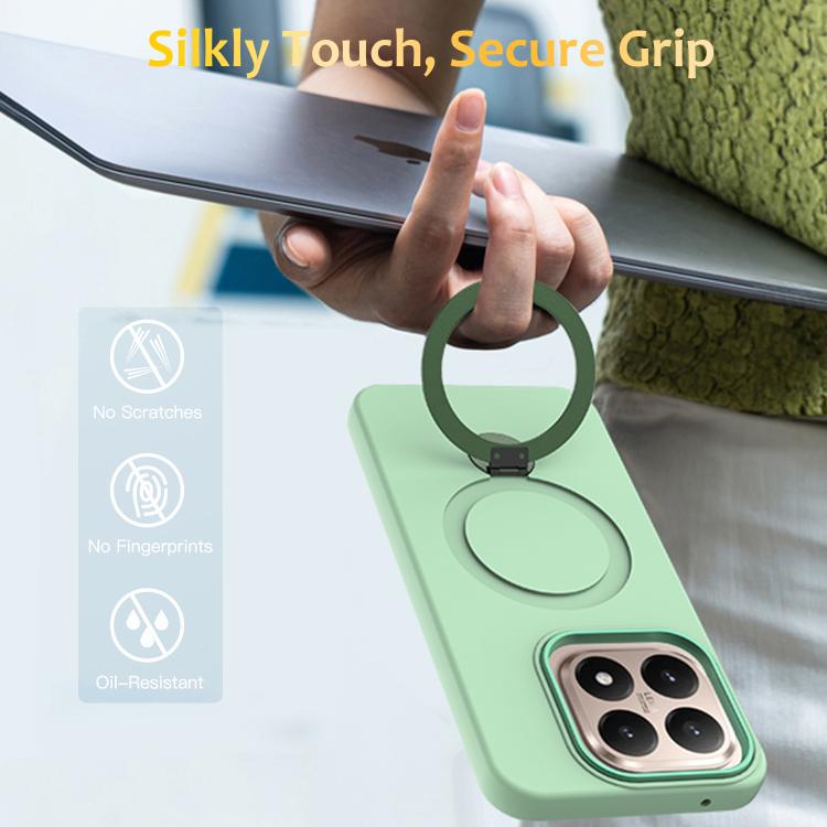 For Xiaomi 15T 5G Gen1.5 Pivot Ring Holder TPU Hybrid PC Phone Case