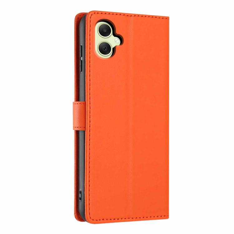 For Samsung Galaxy A05 Tree Cat Embossed Flip Vegan Leather Phone Case
