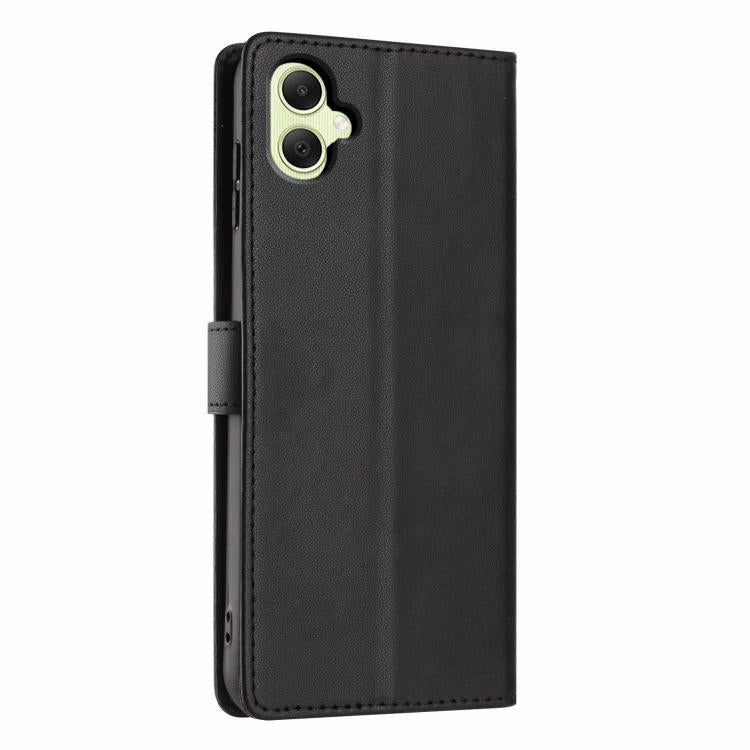 For Samsung Galaxy A05 Tree Cat Embossed Flip Vegan Leather Phone Case