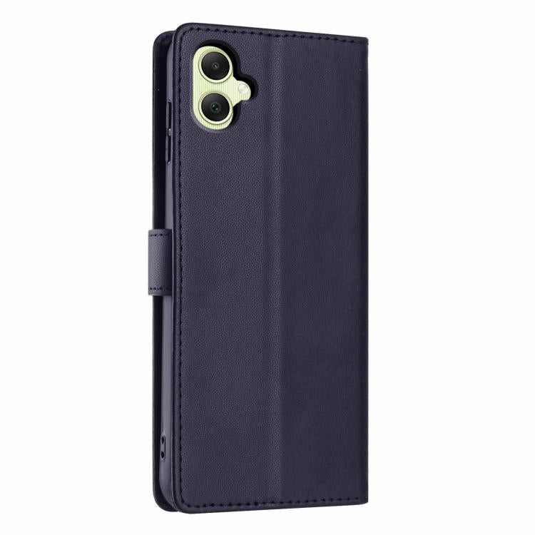 For Samsung Galaxy A05 Tree Cat Embossed Flip Vegan Leather Phone Case