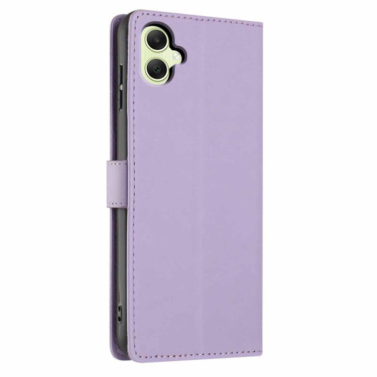For Samsung Galaxy A05 Tree Cat Embossed Flip Vegan Leather Phone Case
