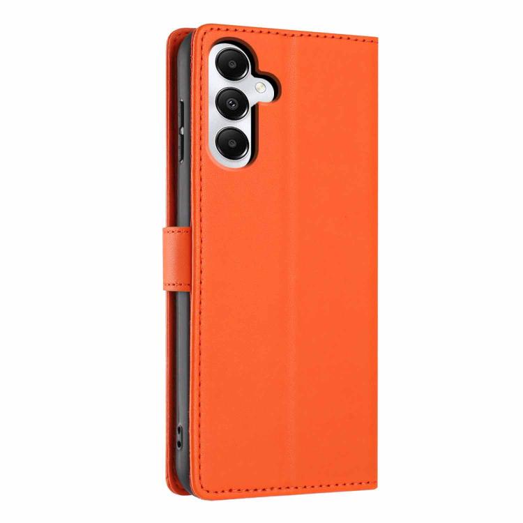 For Samsung Galaxy A05s Tree Cat Embossed Flip Vegan Leather Phone Case