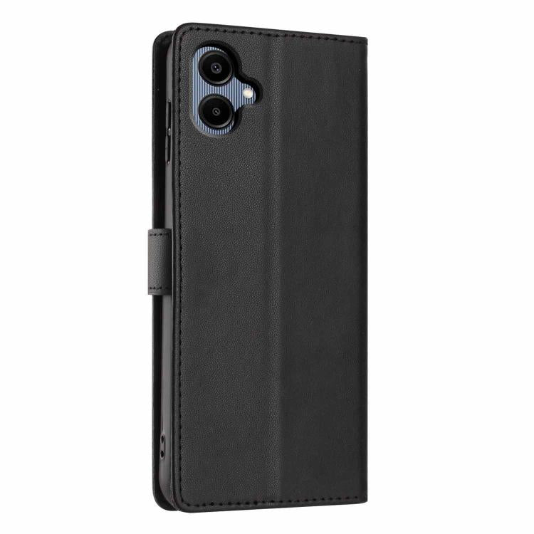 For Samsung Galaxy A06 4G Tree Cat Embossed Flip Vegan Leather Phone Case
