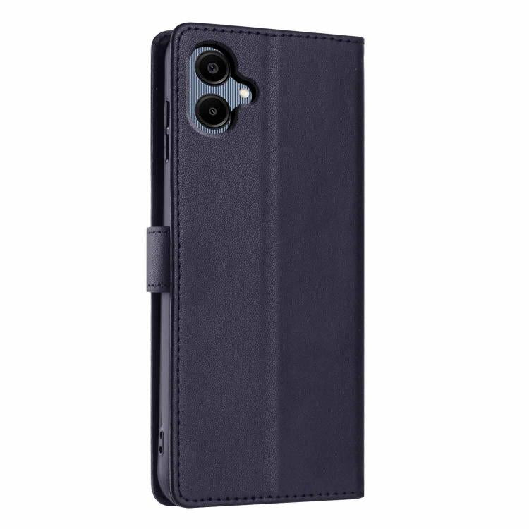 For Samsung Galaxy A06 4G Tree Cat Embossed Flip Vegan Leather Phone Case