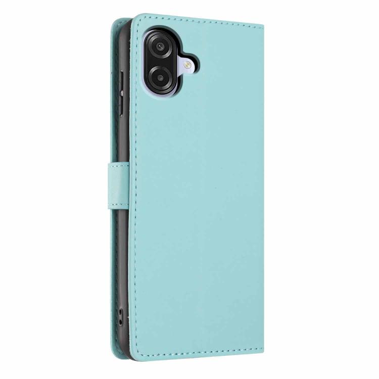 For Samsung Galaxy A07 4G / 5G Tree Cat Embossed Flip Vegan Leather Phone Case