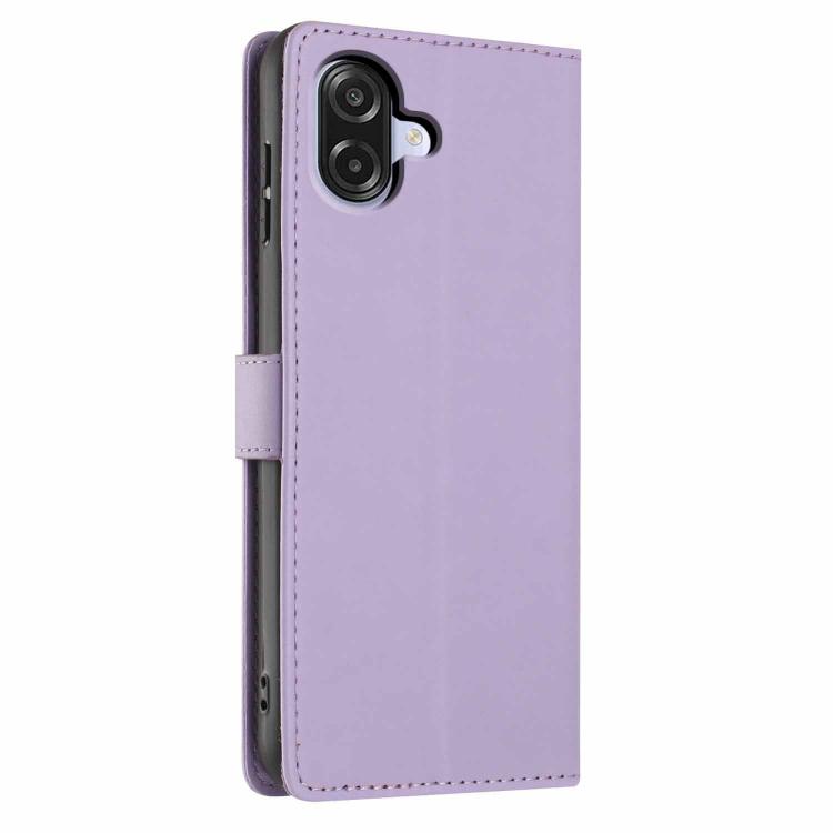 For Samsung Galaxy A07 4G / 5G Tree Cat Embossed Flip Vegan Leather Phone Case