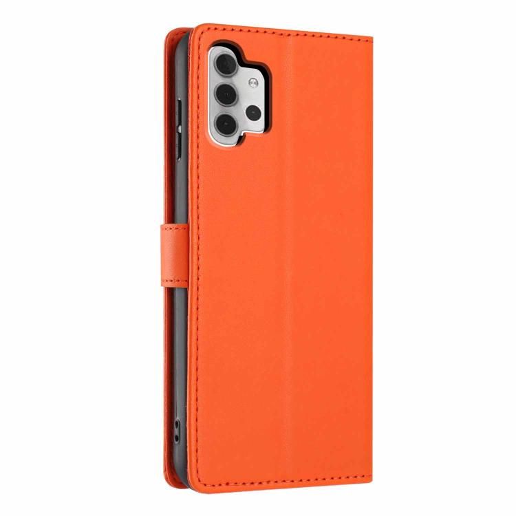 For Samsung Galaxy A13 4G Tree Cat Embossed Flip Vegan Leather Phone Case