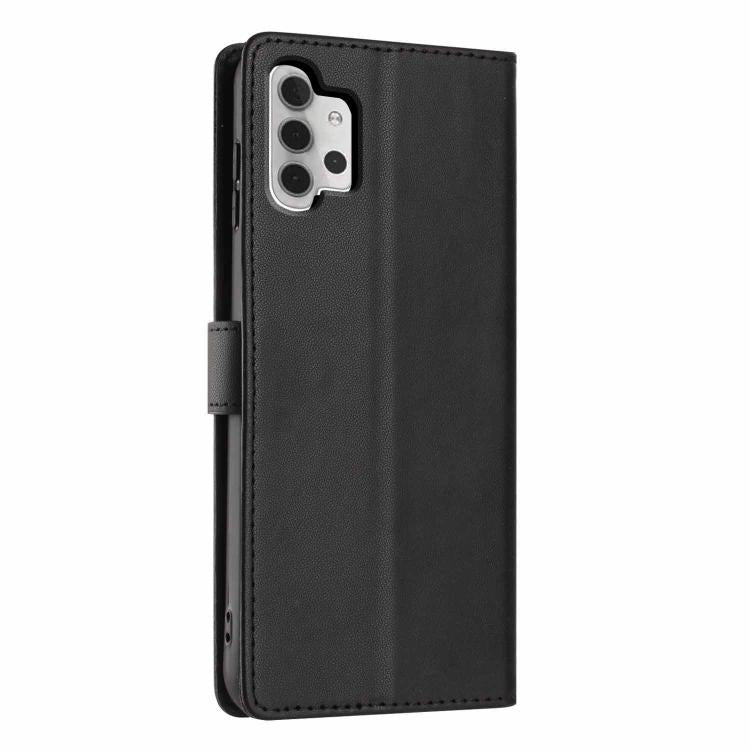For Samsung Galaxy A13 4G Tree Cat Embossed Flip Vegan Leather Phone Case