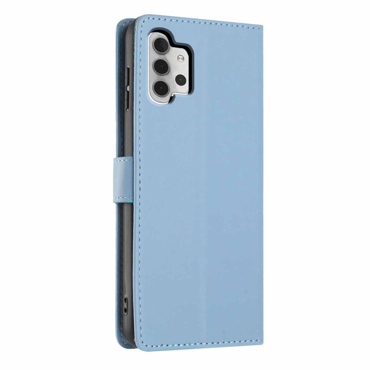For Samsung Galaxy A13 4G Tree Cat Embossed Flip Vegan Leather Phone Case
