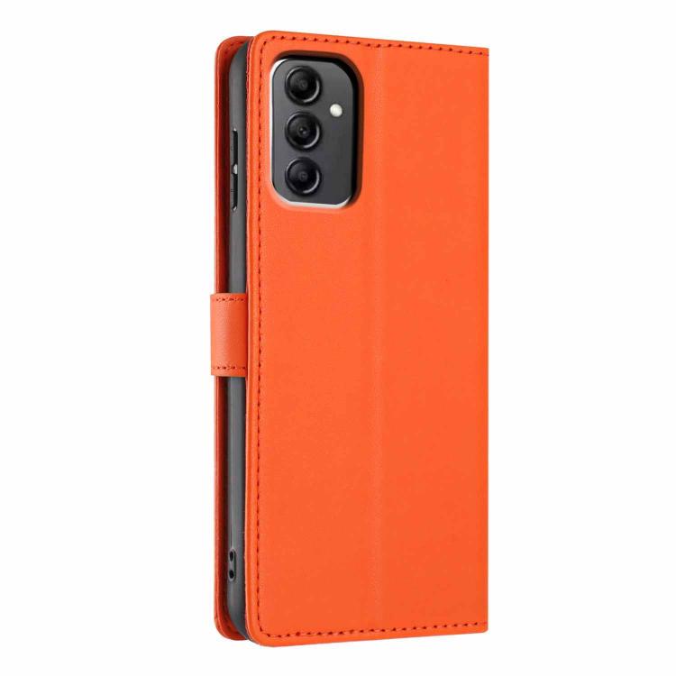 For Samsung Galaxy A14 5G Tree Cat Embossed Flip Vegan Leather Phone Case