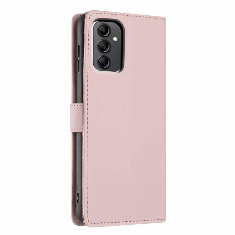 For Samsung Galaxy A14 5G Tree Cat Embossed Flip Vegan Leather Phone Case