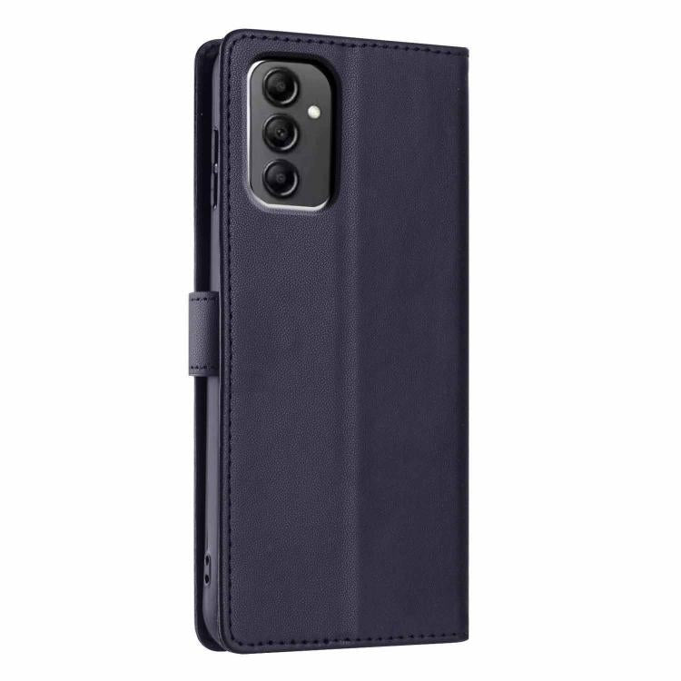 For Samsung Galaxy A14 5G Tree Cat Embossed Flip Vegan Leather Phone Case