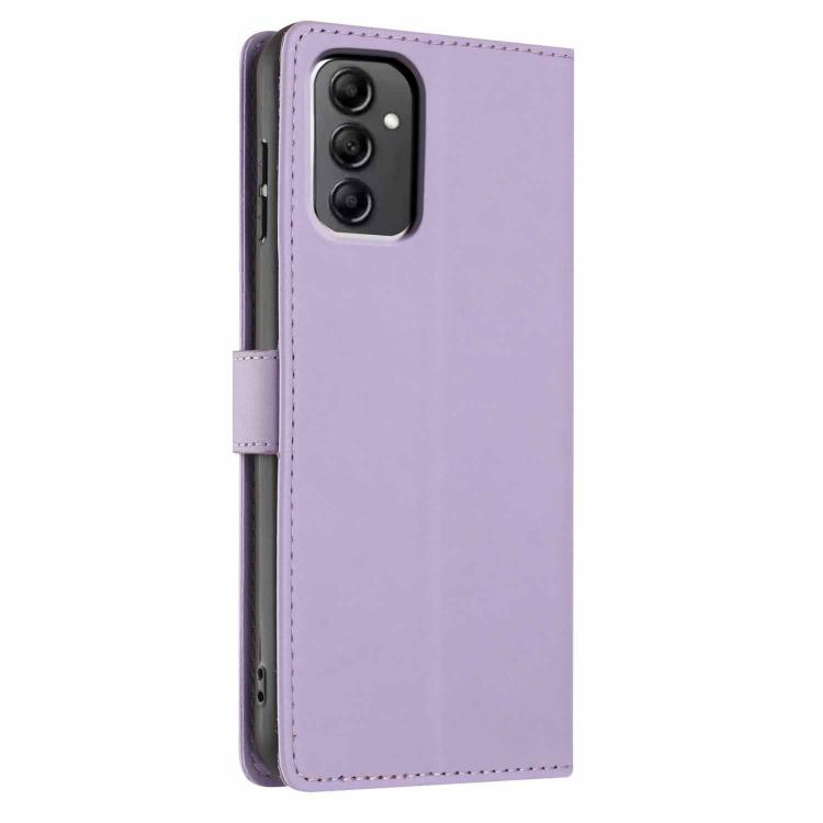 For Samsung Galaxy A14 5G Tree Cat Embossed Flip Vegan Leather Phone Case