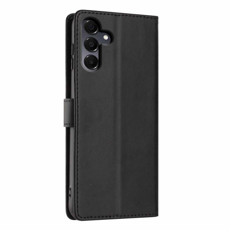 For Samsung Galaxy A15 Tree Cat Embossed Flip Vegan Leather Phone Case