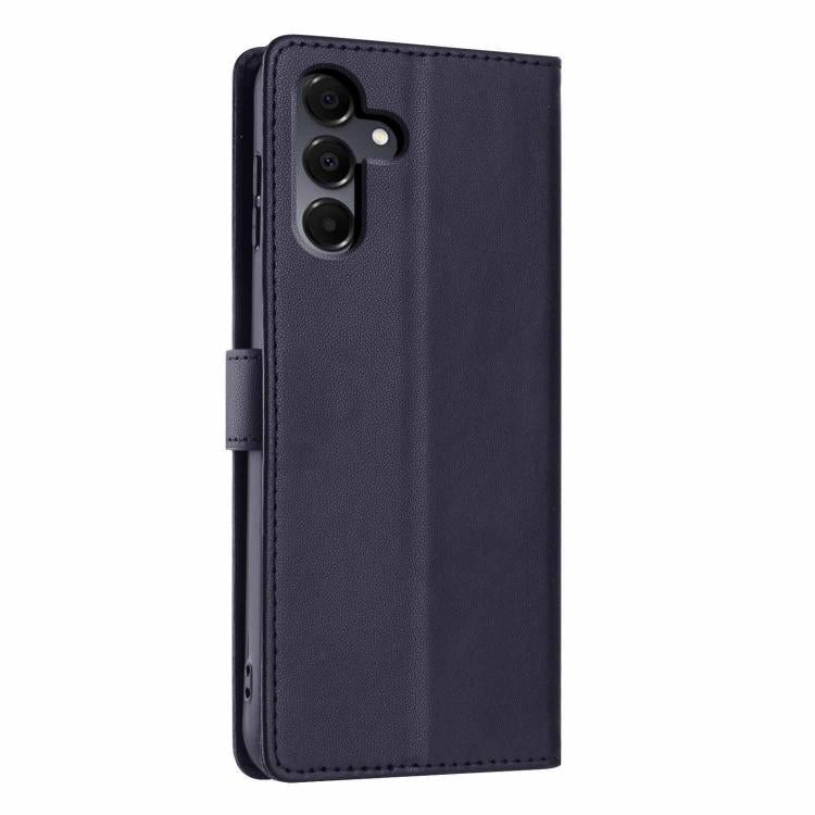 For Samsung Galaxy A15 Tree Cat Embossed Flip Vegan Leather Phone Case