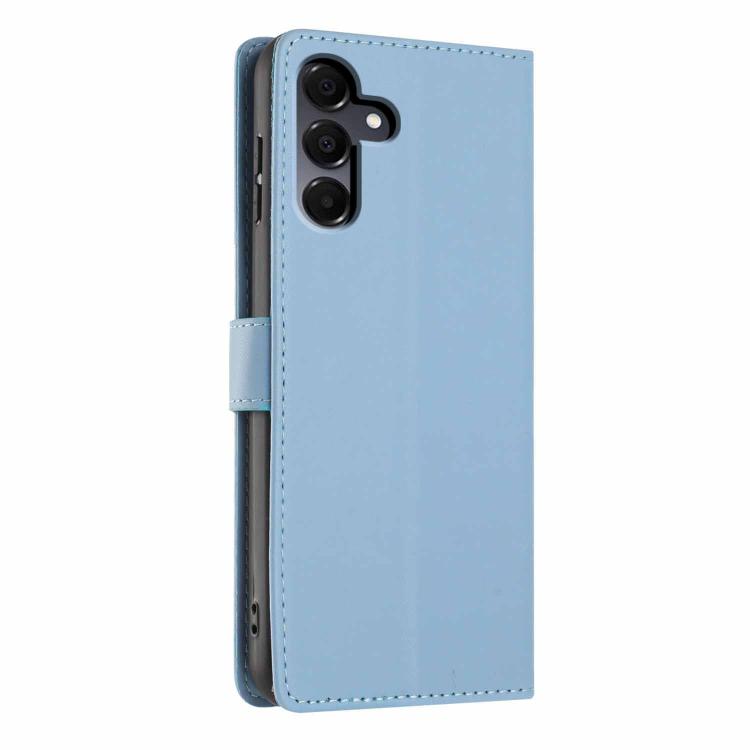 For Samsung Galaxy A15 Tree Cat Embossed Flip Vegan Leather Phone Case