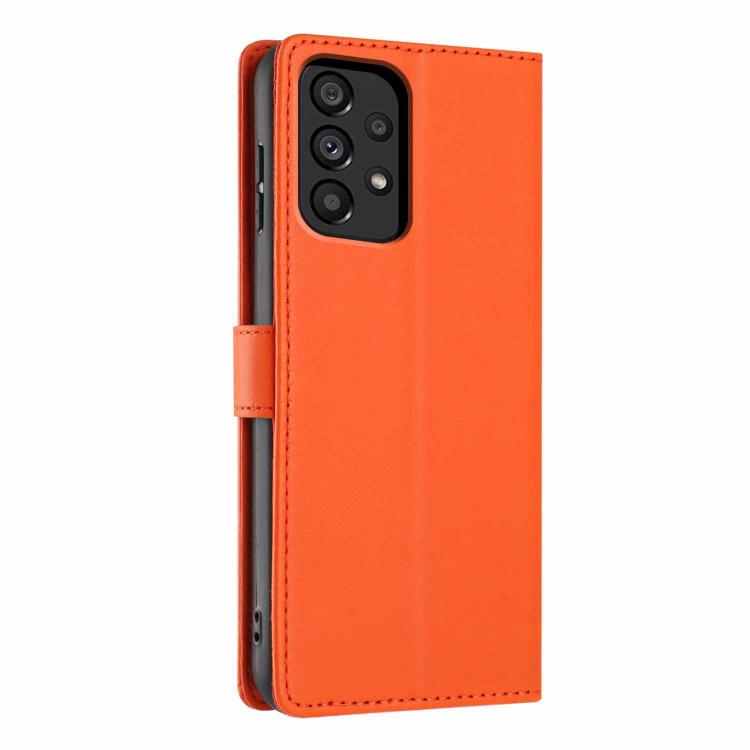 For Samsung Galaxy A23 5G Tree Cat Embossed Flip Vegan Leather Phone Case