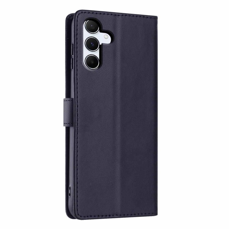 For Samsung Galaxy A25 5G Tree Cat Embossed Flip Vegan Leather Phone Case