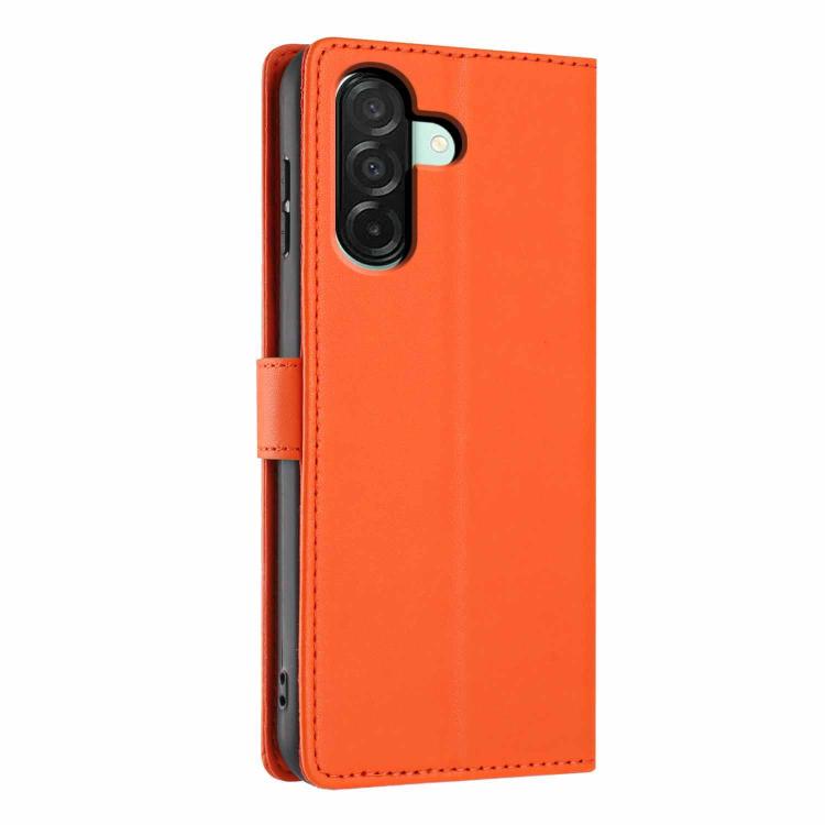 For Samsung Galaxy A26 / A17 Tree Cat Embossed Flip Vegan Leather Phone Case