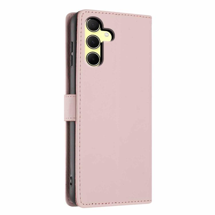 For Samsung Galaxy A34 5G Tree Cat Embossed Flip Vegan Leather Phone Case