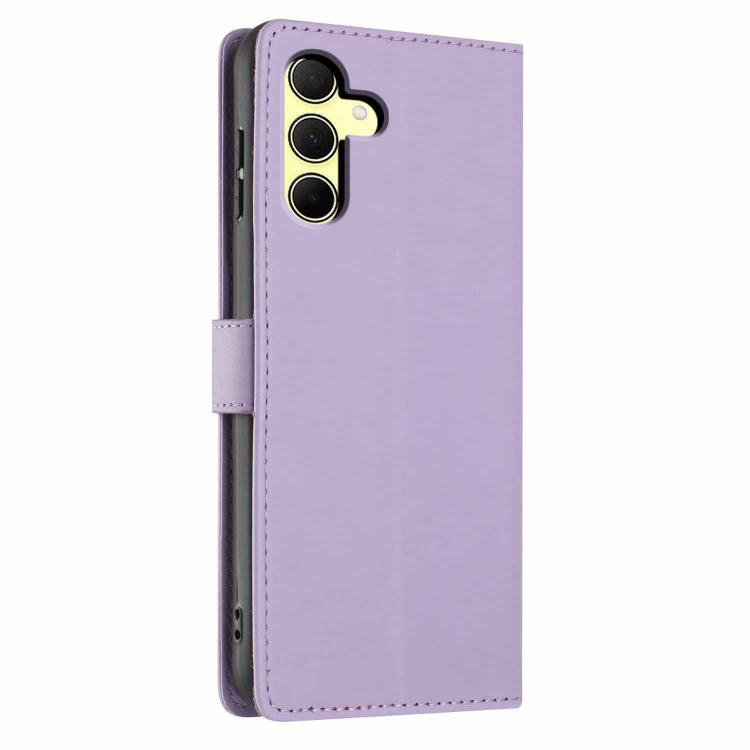 For Samsung Galaxy A34 5G Tree Cat Embossed Flip Vegan Leather Phone Case