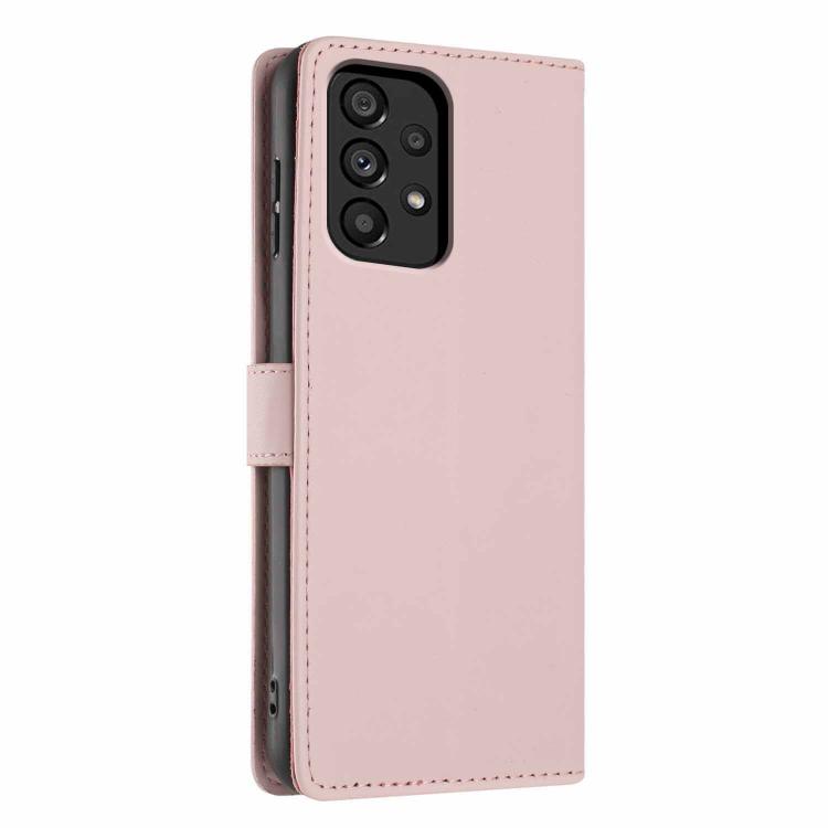 For Samsung Galaxy A53 5G Tree Cat Embossed Flip Vegan Leather Phone Case