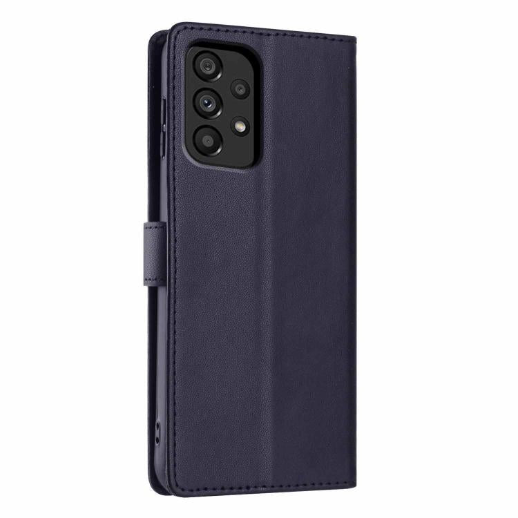 For Samsung Galaxy A53 5G Tree Cat Embossed Flip Vegan Leather Phone Case