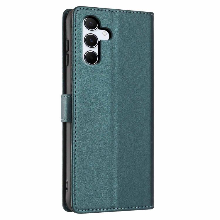 For Samsung Galaxy A55 5G Tree Cat Embossed Flip Vegan Leather Phone Case