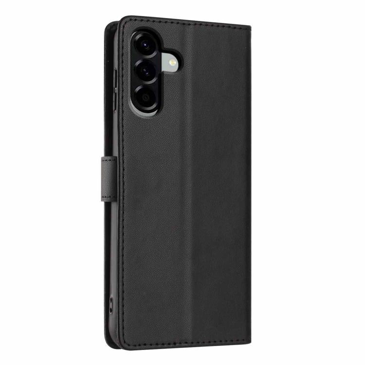 For Samsung Galaxy A56 5G Tree Cat Embossed Flip Vegan Leather Phone Case