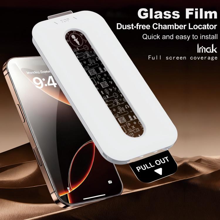 For Samsung Galaxy A36 5G / A56 5G imak Dust-free Chamber Locator Full Coverage Tempered Glass Film