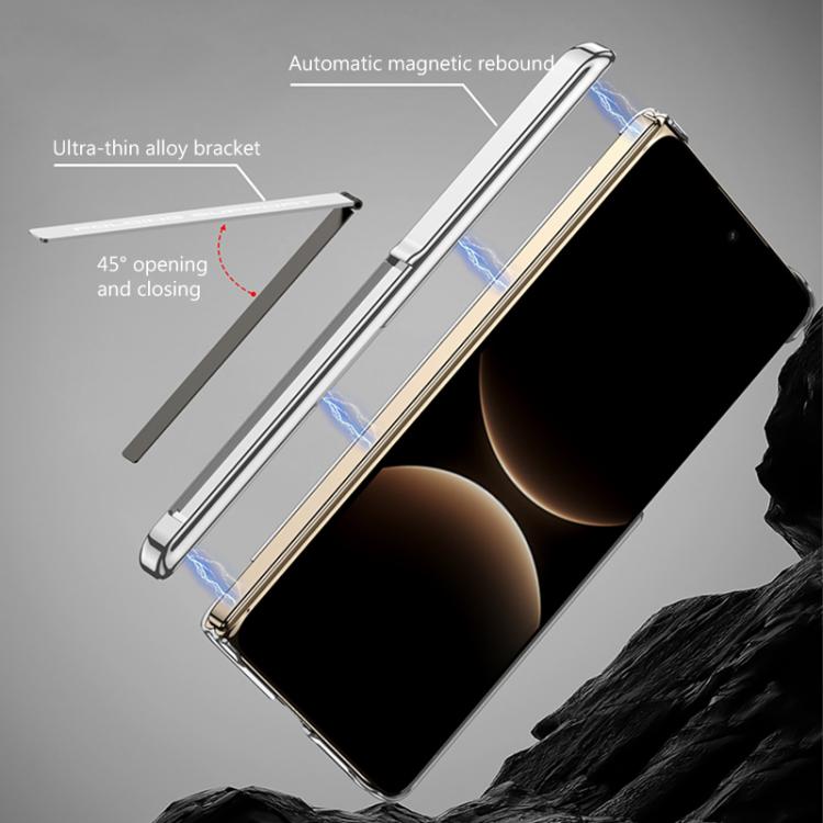 For Huawei Mate X7 GKK Dual Center Phantom Alloy Magnetic Ring Side Cover Phone Case