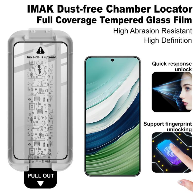 For Huawei Mate 50 / 50E / 60 imak Dust-free Chamber Locator Full Coverage Tempered Glass Film