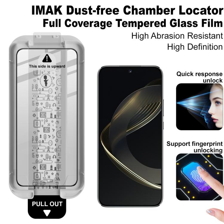 For Huawei nova 11 / 12 / 13 imak Dust-free Chamber Locator Full Coverage Tempered Glass Film