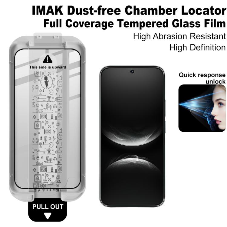 For Huawei nova 14 imak Dust-free Chamber Locator Full Coverage Tempered Glass Film