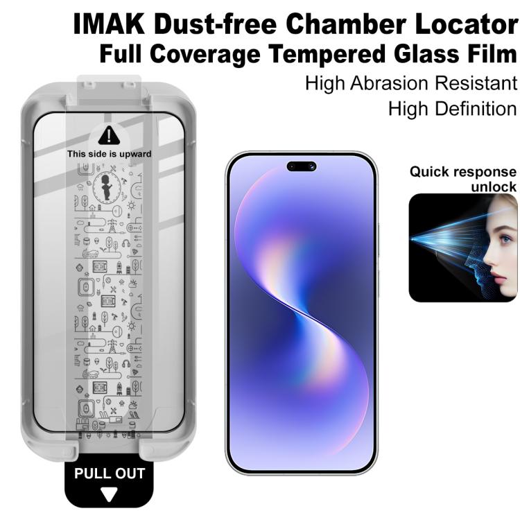 For Huawei nova 15 Pro/nova 15 Ultra imak Dust-free Chamber Locator Full Coverage Tempered Glass Film