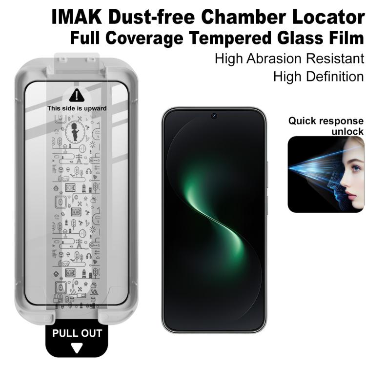 For Huawei nova 15 imak Dust-free Chamber Locator Full Coverage Tempered Glass Film