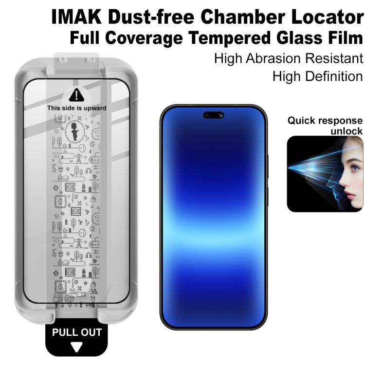 For Huawei Pura 90 5G imak Dust-free Chamber Locator Full Coverage Tempered Glass Film