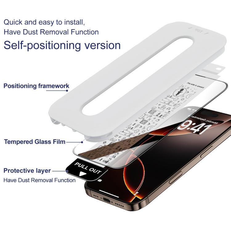 For Honor Magic7 imak Dust-free Chamber Locator Full Coverage Tempered Glass Film
