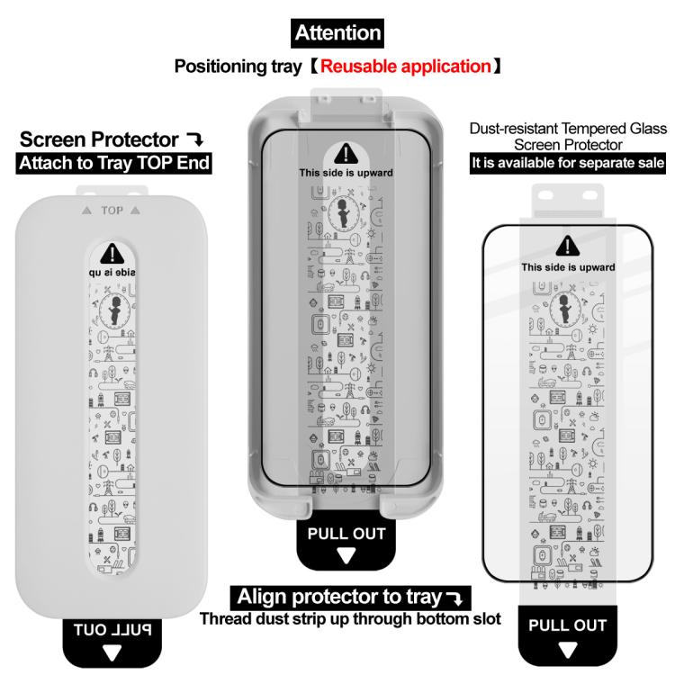 For Honor Magic8 imak Dust-free Chamber Locator Full Coverage Tempered Glass Film