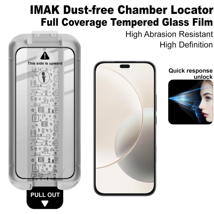 For Honor X8b / X50i+ / X60i / X70i imak Dust-free Chamber Locator Full Coverage Tempered Glass Film